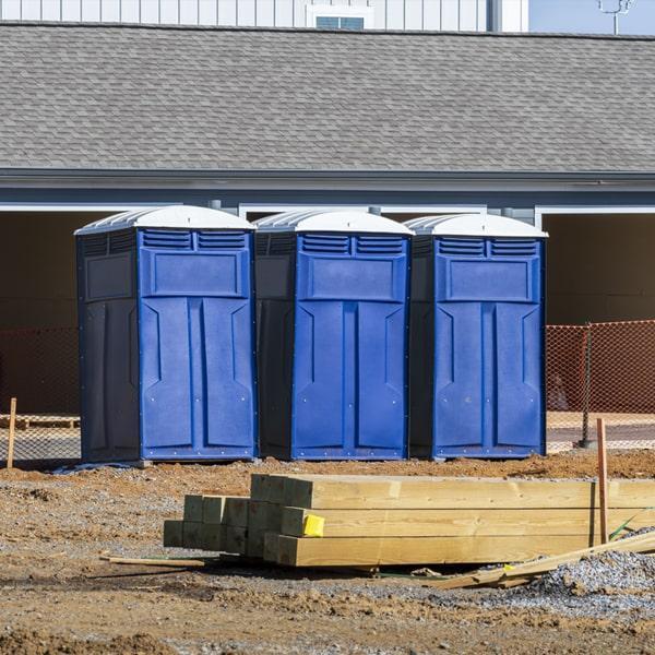 Heavy-duty construction site porta potty in Reno, Nevada